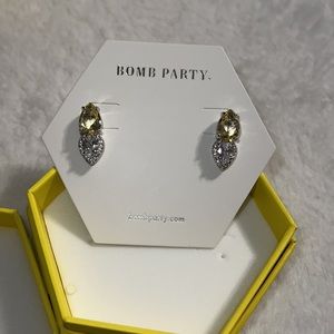 RBP Bomb Party Wings of an Angel LC Citrine Earrings